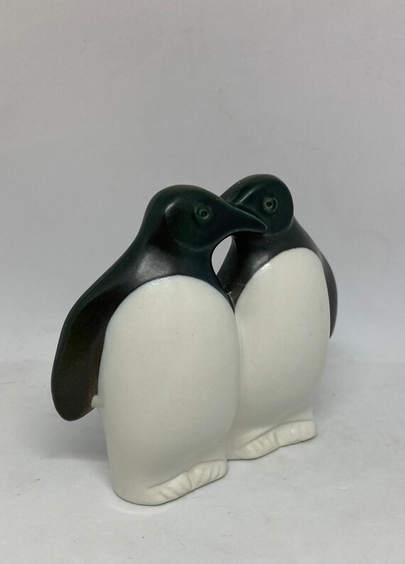 Buy Lisa Larson Ceramic Noahs Ark Penguin Pair 1978 MINT, VERY 