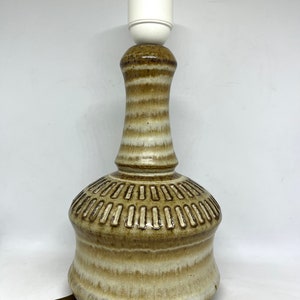 Soholm table lamp, very rare ceramic table lamp rare MINT, designed and signed by Joseph Simon midcentury Danish design