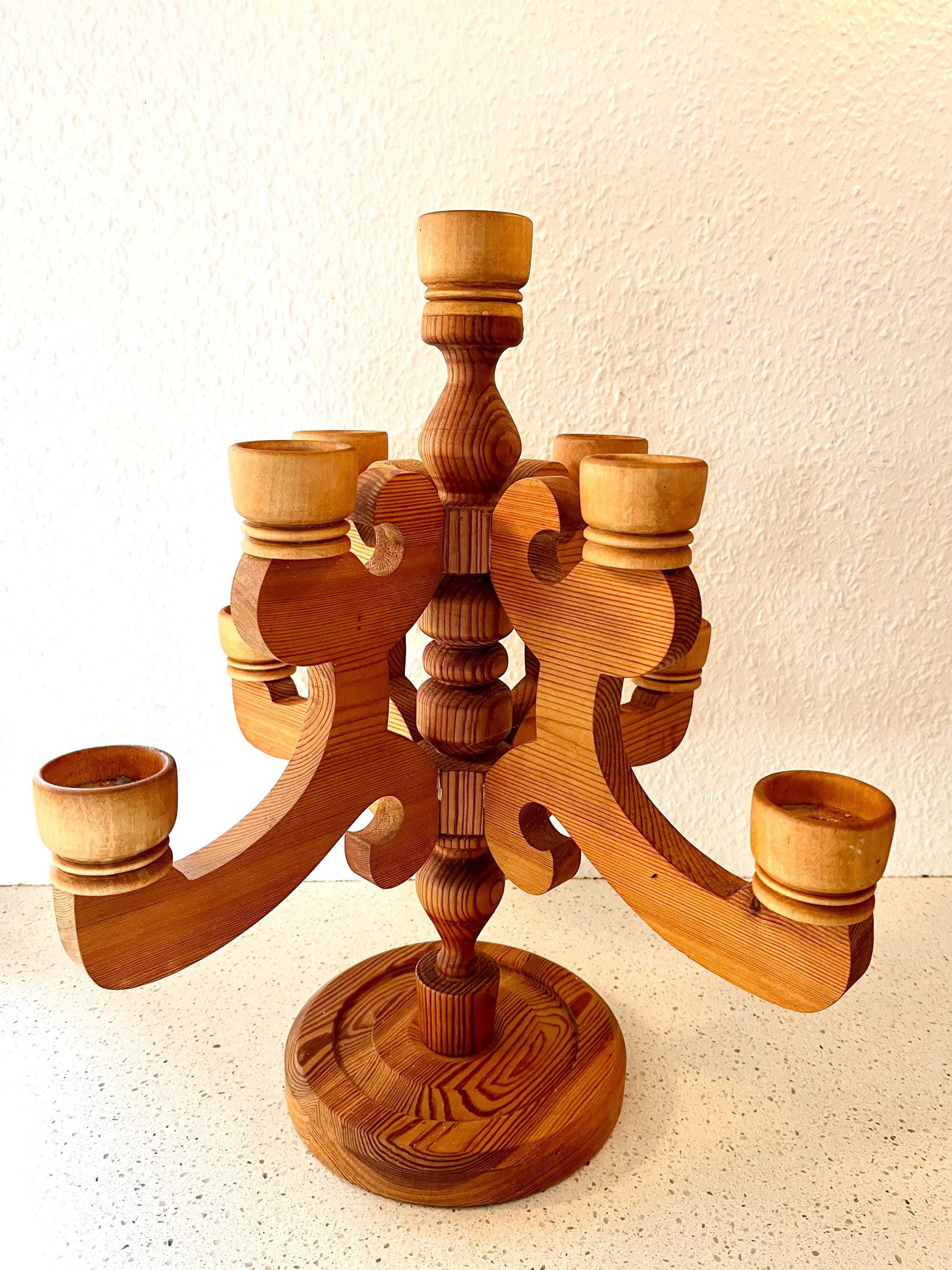 Vintage Swedish Candelabra, Stig Johansson Design Xlarge Handmade Vintage Swedish Candelabra, Stig Johansson Design Xlarge Handmade