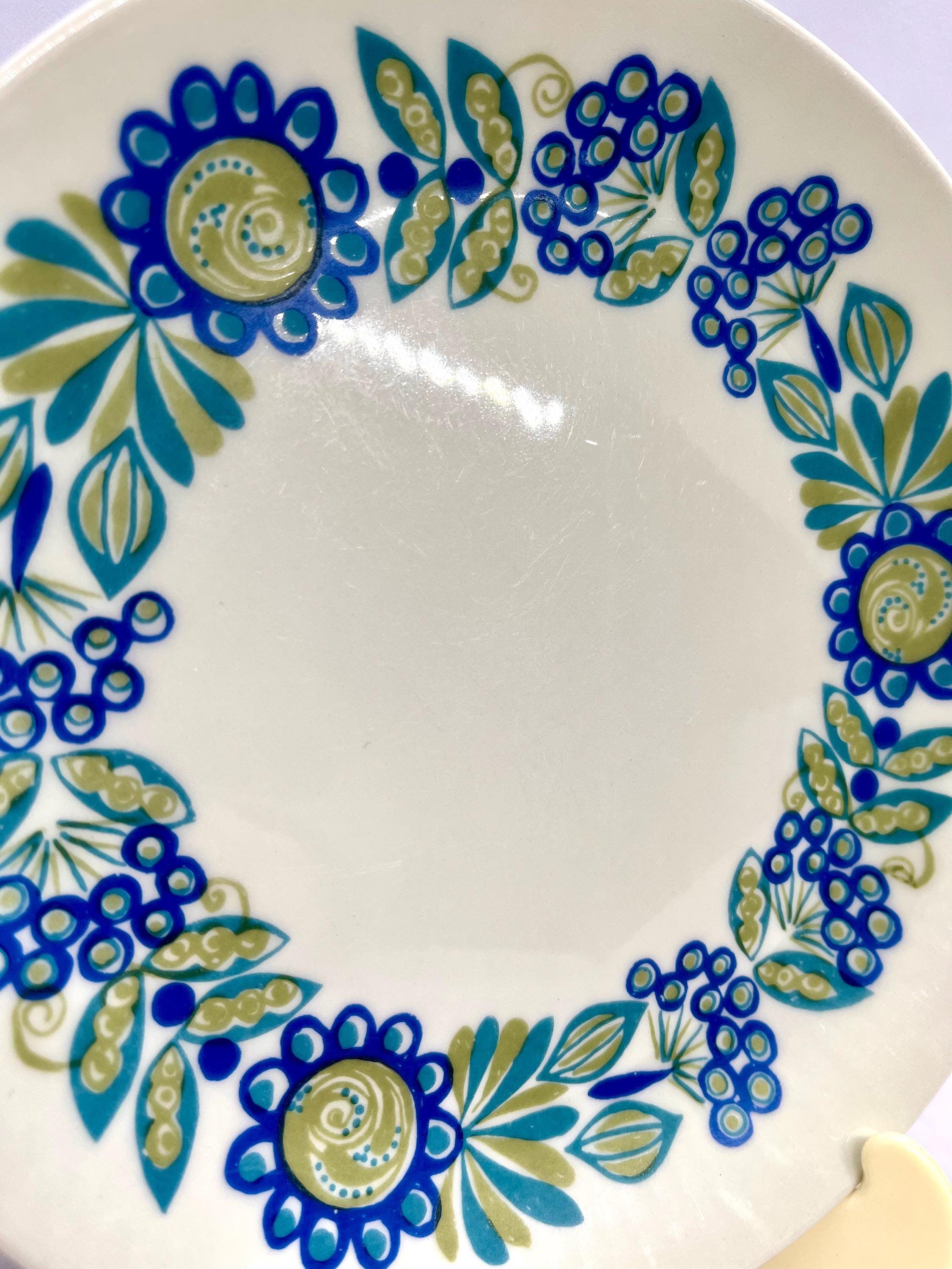 Figgjo Flint Tor Viking, Set of 6 Plates 20,5 Cm, Designed by Turi