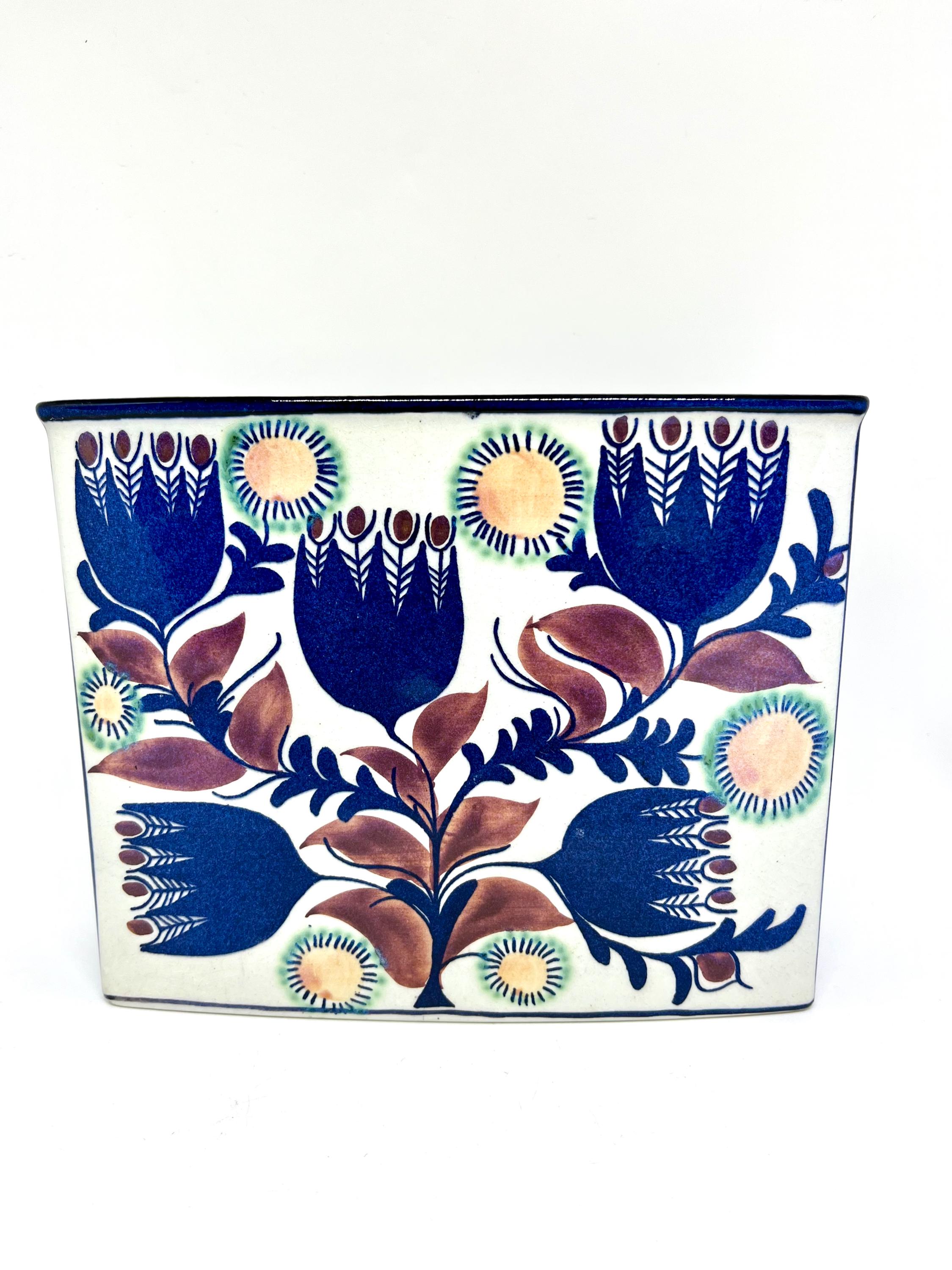 ロイヤルコペンハーゲン スクエアフラワーベース 206/2942 テネラ