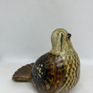 Soholm ceramic Dove, mint condition ceramic Bird, designed and signed by Joseph Simon, midcentury Danish design
