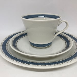 Rorstrand Troja coffe cup trio, Marianne Westmann Swedish design