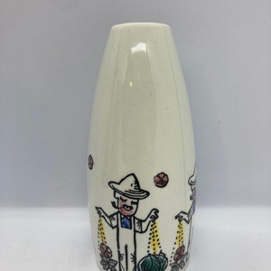 スタヴァンゲルフリント花瓶「ザ・ガーデナー」ミント、インガー・ワーゲ ノルウェーヴィンテージデザイン