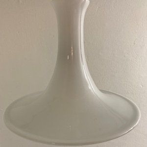 Holmegaard Mandarin pendant light, opaline glass lamp &quot;Mandarin&quot; series,, Danish vintage ceiling lamp designed by Michael Bang