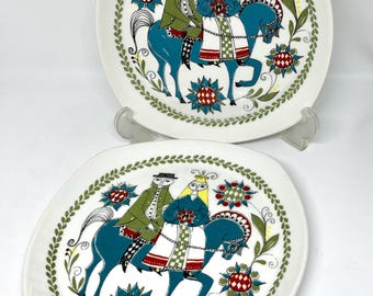Figgjo Flint Market Plates, Set of 4 Large Diner Plates 24 Cm