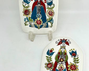 Figgjo Saga TV Set/ Breakfast Plate and Cup, MINT Condition Turi