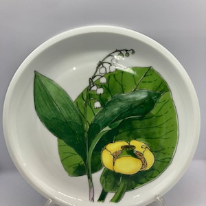 Ikea Midsummer vintage large round display/ serving plate , Marguerite Walfridson Swedish vintage design