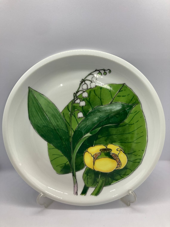 Ikea Midsummer vintage gran pantalla redonda plato para servir Marguerite Walfridson diseno vintage sueco Etsy Mexico