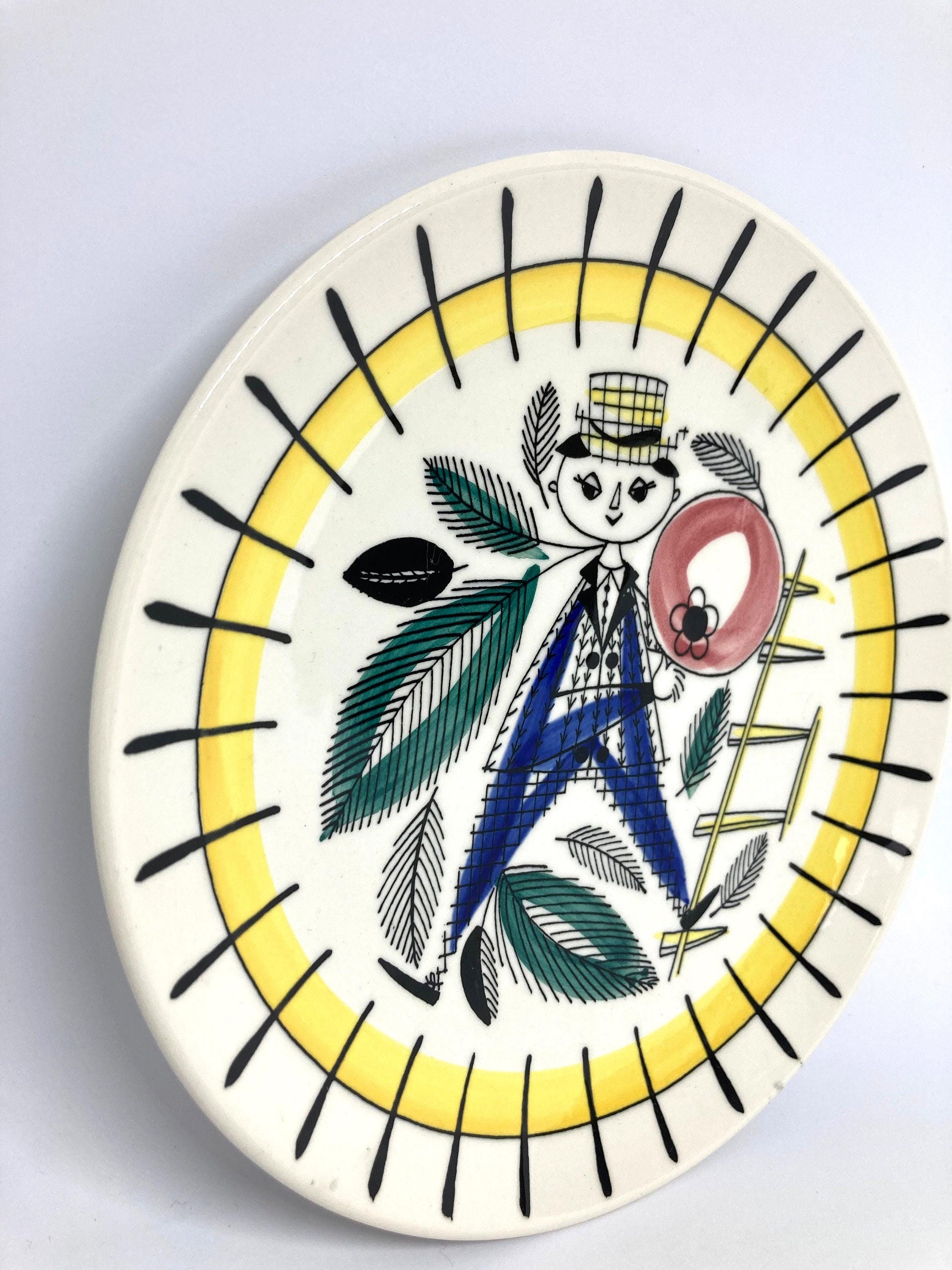 Stavangerflint Darling, Plate 18 Cm, Hand Painted Inger Waage