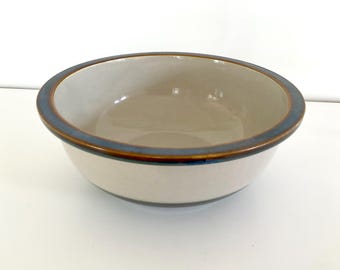 Quistgaard Tema bowl, rare LARGE MINT condition vintage Bing & Grøndahl Tema stoneware, IHQ design Denmark