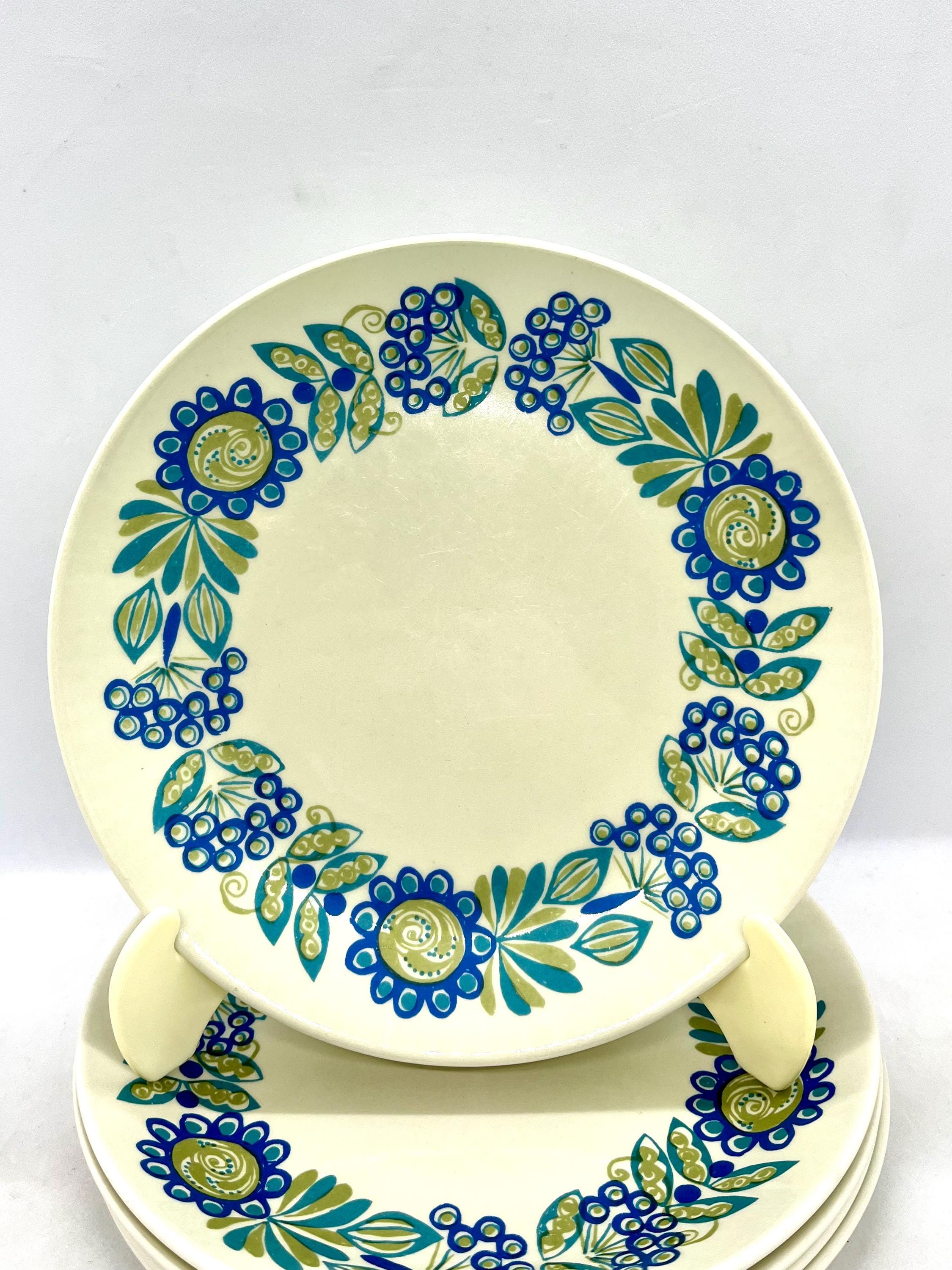 Figgjo Flint Tor Viking, Set of 6 Plates 20,5 Cm, Designed by Turi