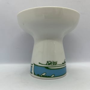 Royal Copenhagen Annual candlestick 1984 limited edition, Ellen Malmer Danish design