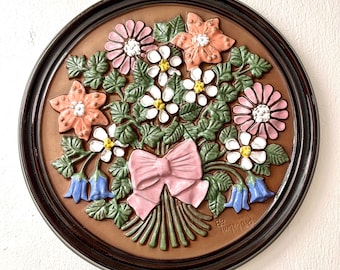 JIE Gantofta スウェーデン、MINT 23 x 19 cm 陶板、キジバトの手描き