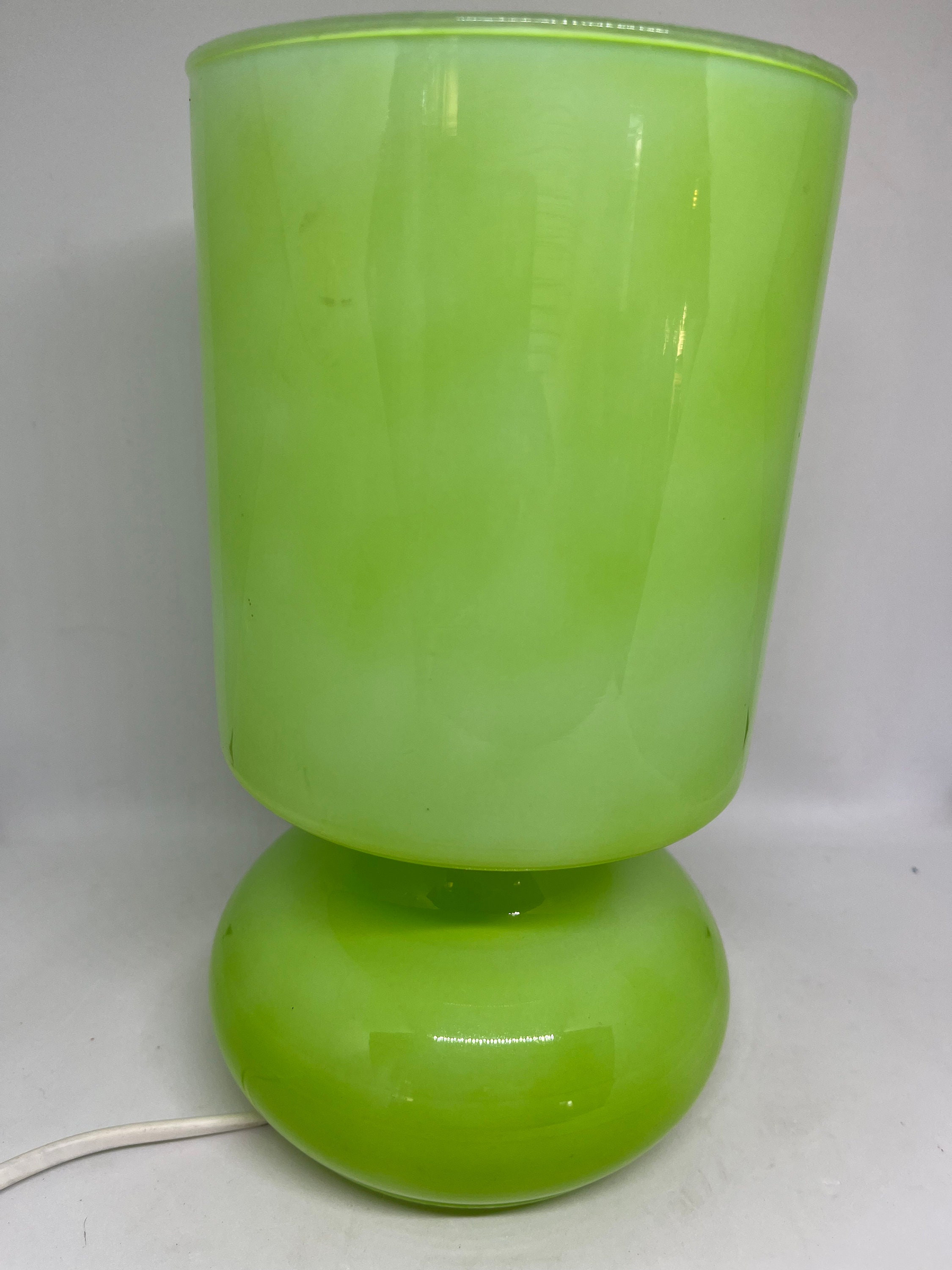 Ikea green glass lamp deals