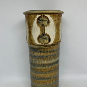 Soholm ceramic vase, large rare MINT vase, signed ceramic vase by Svend Aage Jensen, vintage Danish design