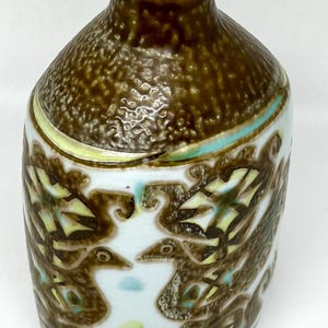 Royal Copenhagen Baca vase 713/3208, rare original, design by Nils Thorsson for For Aluminia / Royal Copenhagen, Midcentury danish design