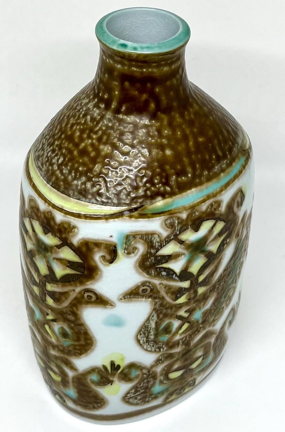 工芸品 Scandinavian Vintage vase Vintage Scandinavian vase, Einar Johansen for Søholm, Denmark