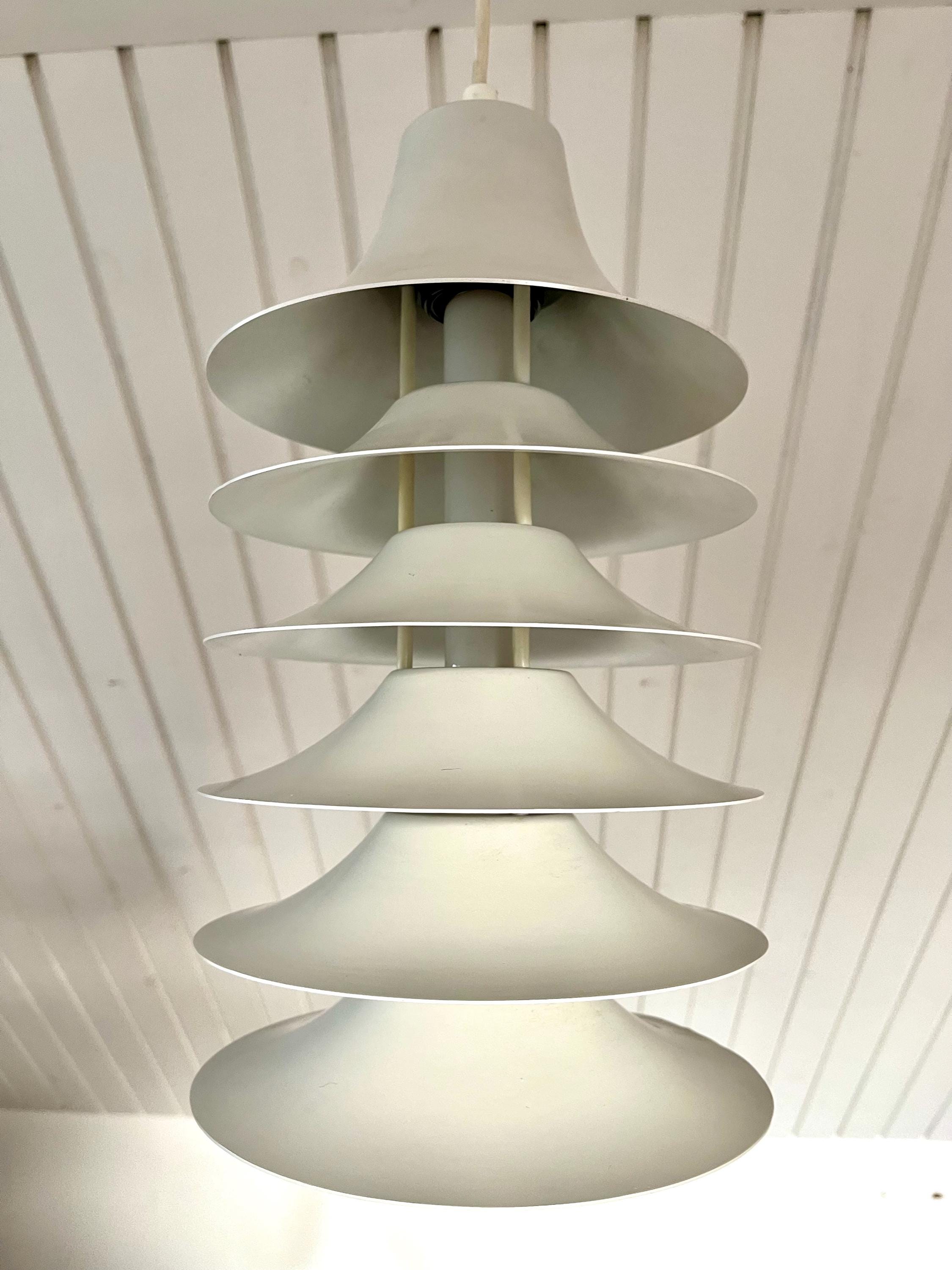 Jorgen Gammelgaard Tiptop Lamp, Stunning Original White Colored