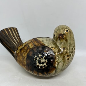 Soholm ceramic Dove, mint condition ceramic Bird, designed and signed by Joseph Simon, midcentury Danish design