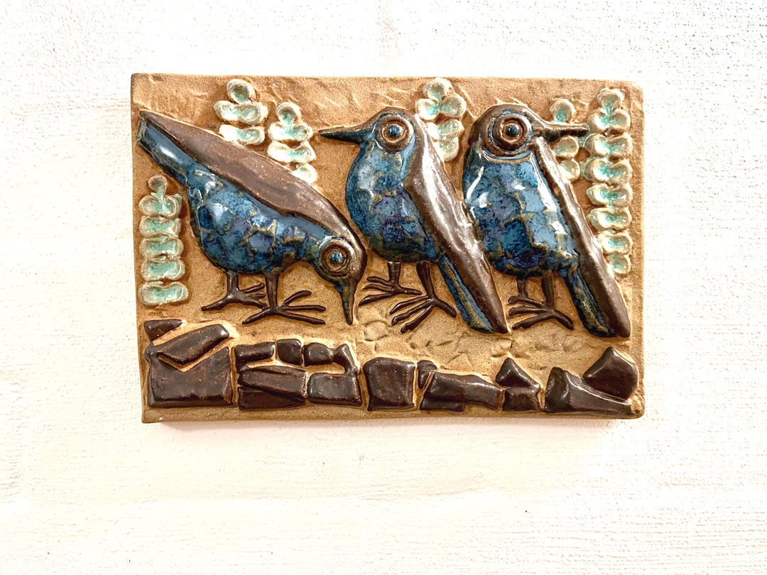 レア＊Michael Andersen & Sons ◆Marianne Starckミケル アナセン◆鳥の陶板　＊ヴィンテージ品 il_1080xN.7463909114_8vic.jpg