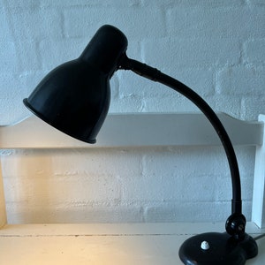Bauhaus Kaiser Idell Table lamp ?? excellent vintage condition, no signature maybe Kaiser Idell, vintage German metal desk lamp
