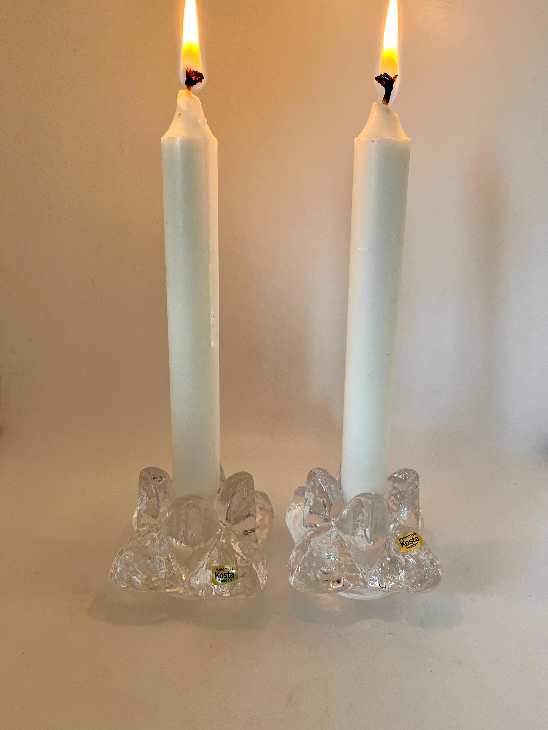 Kosta Boda Candlesticks - Etsy UK