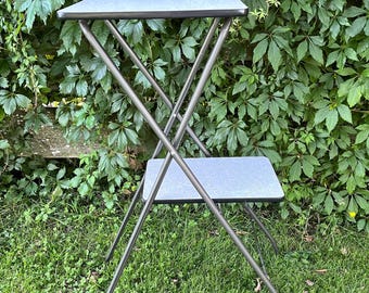 Projector stand original, vintage foldable projector stand / Flower display, Formica display shelves, vintage European