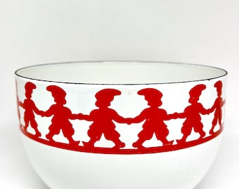 Vintage Finel Arabia Mushroom Enamel Bowl Made in Finland - Etsy