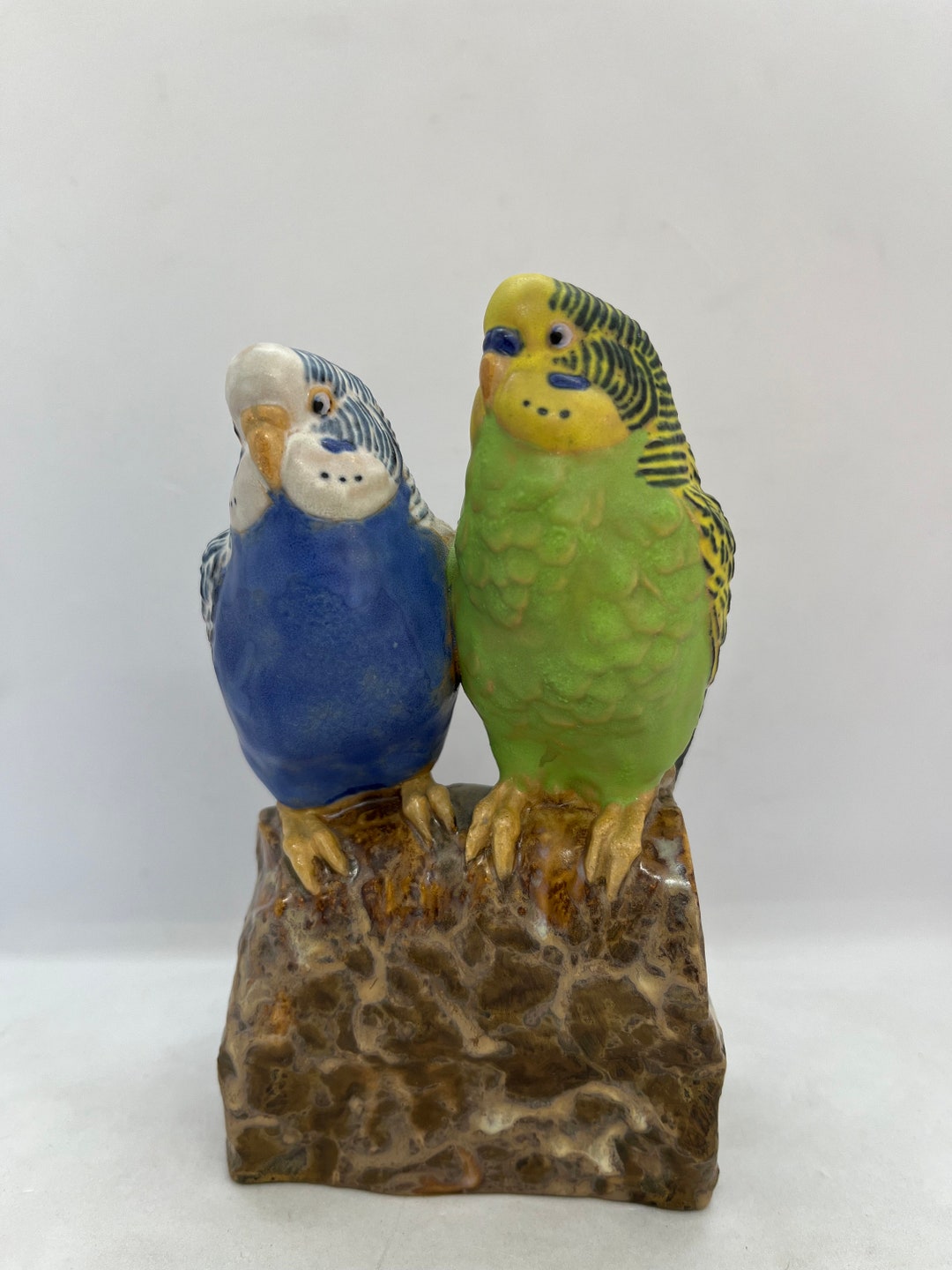 青いインコ　＃2210　No.2　★B＆G（ロイヤルコペンハーゲン）　デンマーク 青いインコ ＃2210 No.2 ☆B＆G（ロイヤルコペンハーゲン