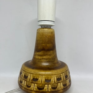 Soholm ceramic table lamp, rare model designed by Einar Johansen, Danish ceramic lamp,  midcentury Danish design