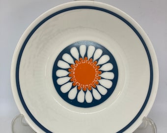 Figgjo Daisy cereal bowls 17 cm,  designed by Turi Gramstad Oliver, vintage Norwegian design