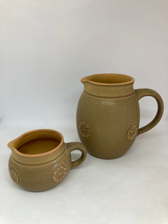 Rörstrand Mandarin Milk and Cream Pitchers Swedish Midcentury Etsy