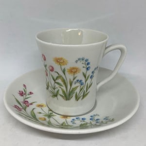 Rorstrand Perenna very rare coffee cup duo,  Swedish design 1950es