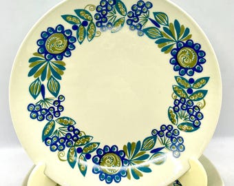 Figgjo Flint Tor Viking, Set of 6 Plates 20,5 Cm, Designed by Turi
