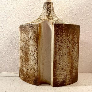 Soholm table lamp, XXL MINT ceramic lamp, suitable as Floor Lamp or table lamp,  designed by Haico Nitzsche, vintage Danish design