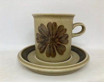 Arabia stoneware Tunturi coffee cup duo sets MINT, designed by Olga Osol, Finnish midcentury design