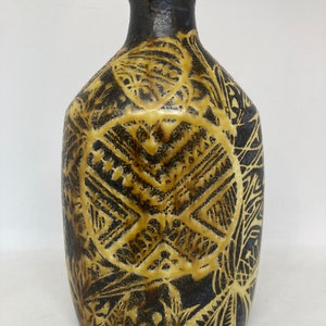Royal Copenhagen Baca vase 723/3208, Aluminia production, Nils Thorsson Midcentury danish ceramic design