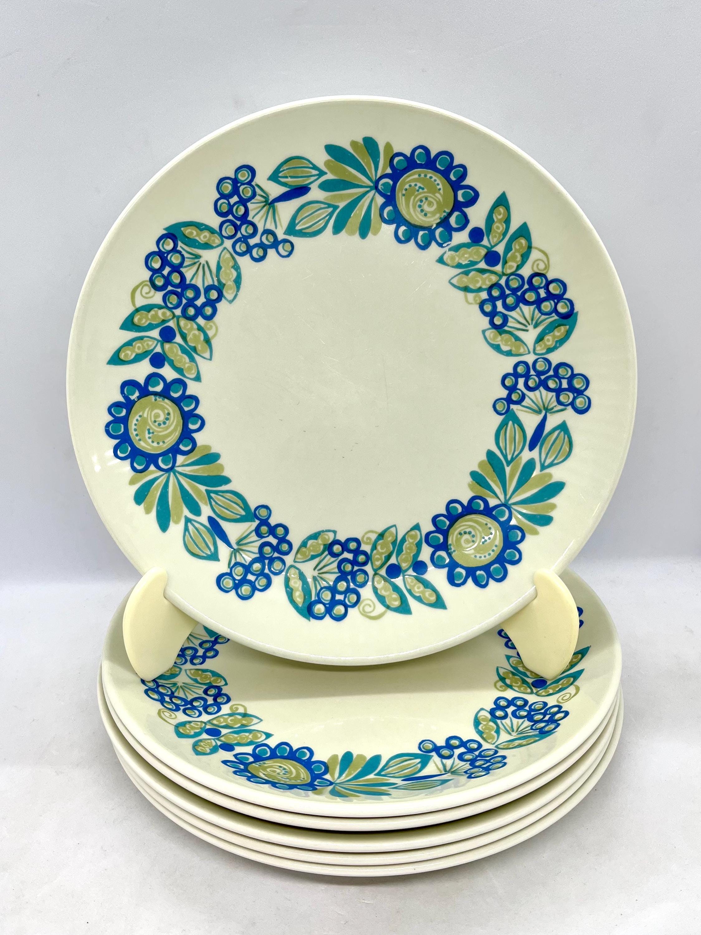 Figgjo Flint Tor Viking, Set of 6 Plates 20,5 Cm, Designed by Turi