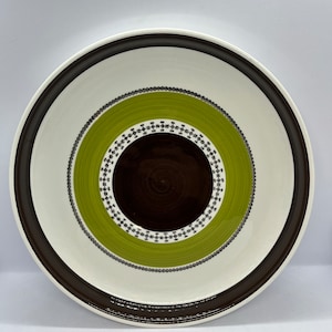 Rorstrand Milano rare large round serving / display plate, Hertha Bengtson Swedish design