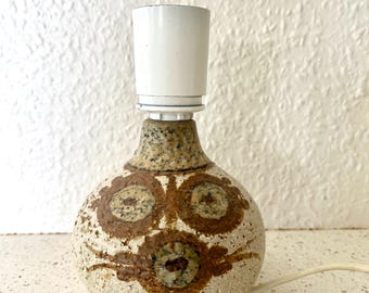 Soholm ceramic lamp, very rare miniature ceramic table lamp from the series &quot;Cactus&quot;, Noomi Backhausen design midcentury Danish