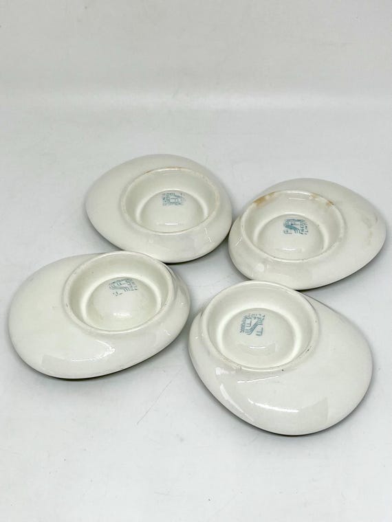 Figgjo Tor Viking, Set of 4 Egg Cups, Designed by Turi Gramstad