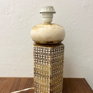 Soholm table lamp, EXTREMELY rare MINT Aladdin inspired ceramic lamp designed by Haico Nitzsche, very early production vintage Danish design