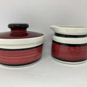 Rorstrand Carmen cream and sugar set, Carl Harry Stålhane Swedish design