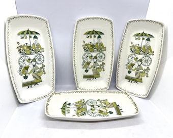 Figgjo Saga TV Set/ Breakfast Plate and Cup, MINT Condition Turi