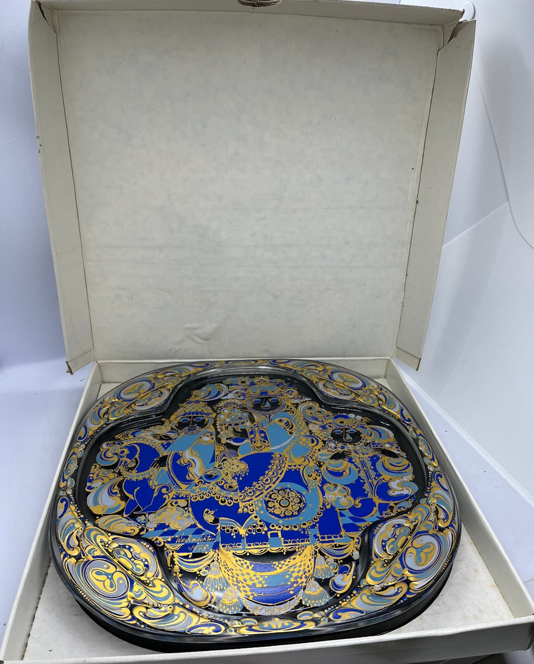 ローゼンタール スタジオライン ウィンブラッド クリスマスプレート1978