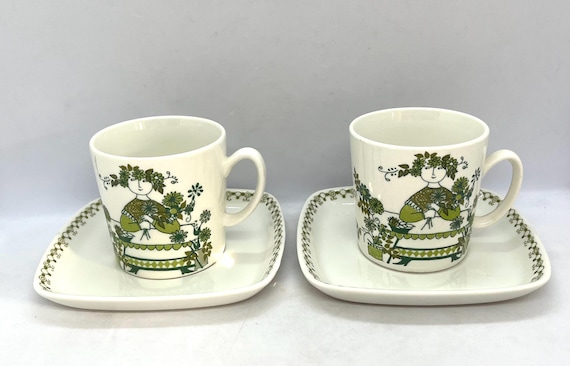 Figgjo Marketコーヒーデュオセット、新品同様 マーケットコーヒー