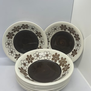 Rorstrand Anemon cereal bowls/ serving bowls, Marianne Westmann vintage Swedish design