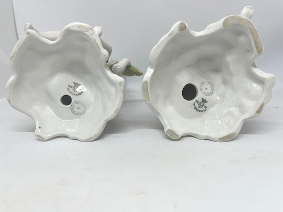 Antique Dresden Cherub Candelabra, Set of Two German Designed