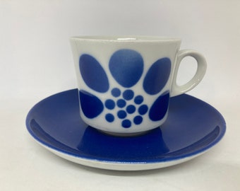 Arabia POP BR Malli rare coffe cup duo sets, designed by Göran Bäck ,midcentury Finnish design
